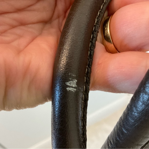 J. Crew Tote leopard print quilted canvas with leather tassel accents - Picture 9 of 16